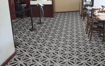 Artistic Flooring | Custom Carpet Design | Boulevard Dining Custom